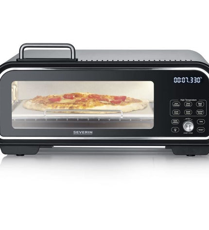 SEVERIN pizzaoven - PG8575 - Pizzasteen diameter 29 cm - Capaciteit 18 L - 2000 W
