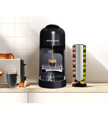 Capsule koffiemachine - ARTHUR MARTIN - AMN230N - Espresso & Lungo - 1400 W - Zwart