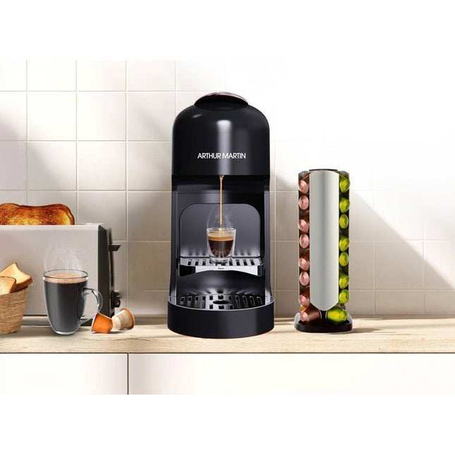 Capsule koffiemachine - ARTHUR MARTIN - AMN230N - Espresso & Lungo - 1400 W - Zwart