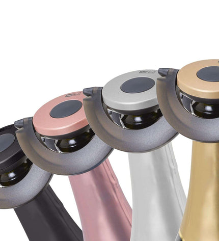 Gusto champagne stopper display filled with 20 assorted pieces