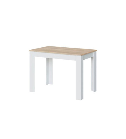 LILIAN dining table L109 x W67cm - White / Wood