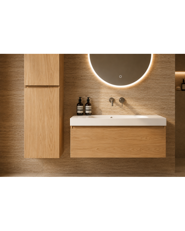 Houten badkamerkast Aqua en Wellness