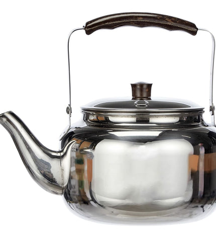 Ibili Pava stainless steel coffee maker with 1.45L capacity, silver-colored, suitable for home brewing coffee and tea.
