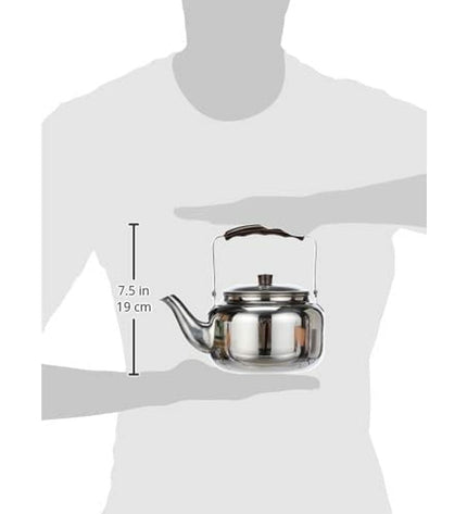 Ibili Pava stainless steel coffee percolator with 1.45L capacity, silver color, suitable for house and kitchen use.
