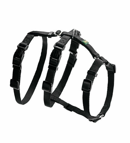 Hunter hondentuigje in zwart, maat L / M/L, made for dogs, with adjustable straps and durable material for comfortable control