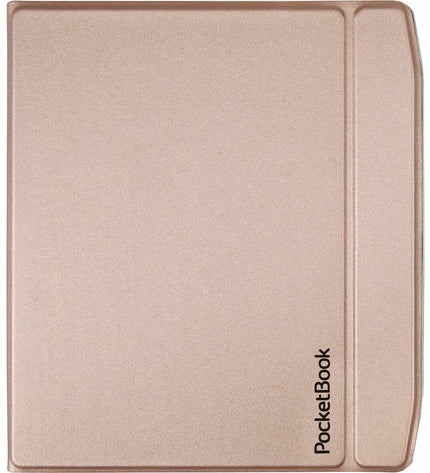 PocketBook 7-inch eBook-reader e-boekhoes, soft PU cover in beige color protecting the device.