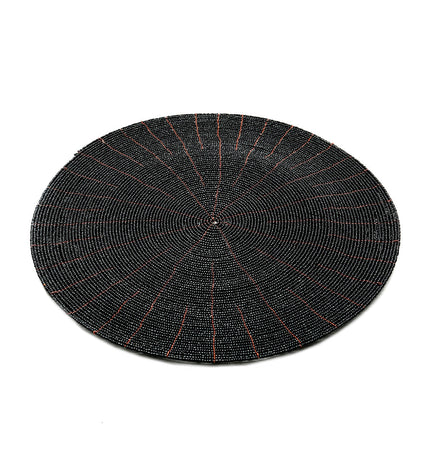 The Beaded Placemat - Black