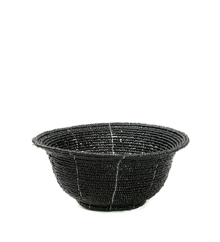 The Beaded Bowl Low - Black - S