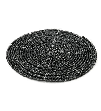 The Beaded Coaster - Black