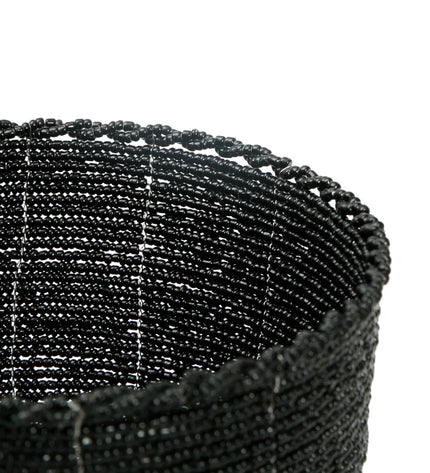 The Beaded Candy Bowl - Black - M