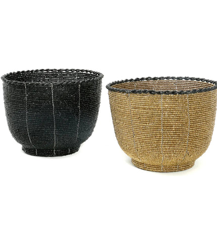 The Beaded Candy Bowl - Black - M