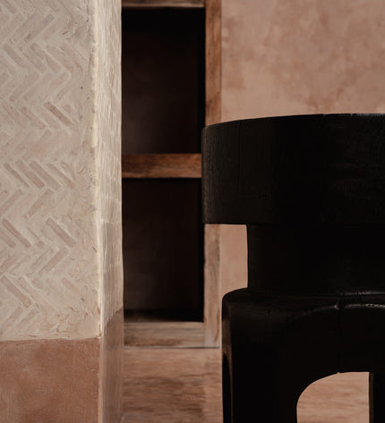 De Squat Spot-kruk - zwart