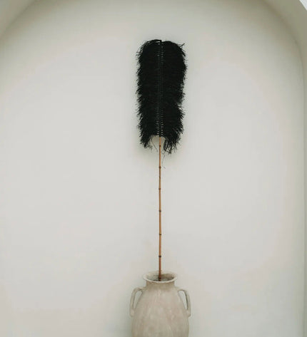 The Palm Raffia - Black