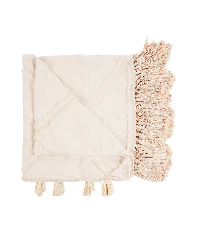 De Berber bedsprei - naturel