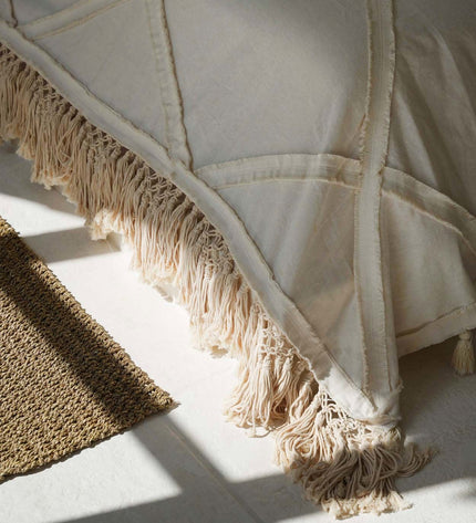 De Berber bedsprei - naturel