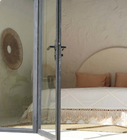 De Berber bedsprei - naturel