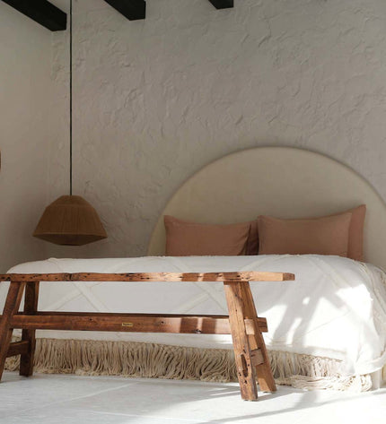 De Berber bedsprei - naturel