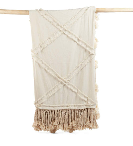 De Berber bedsprei - naturel