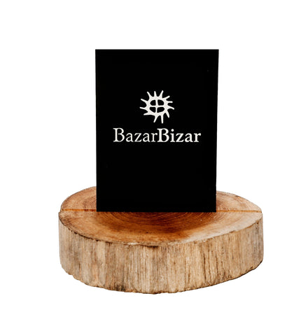The Teak Root Card Holder