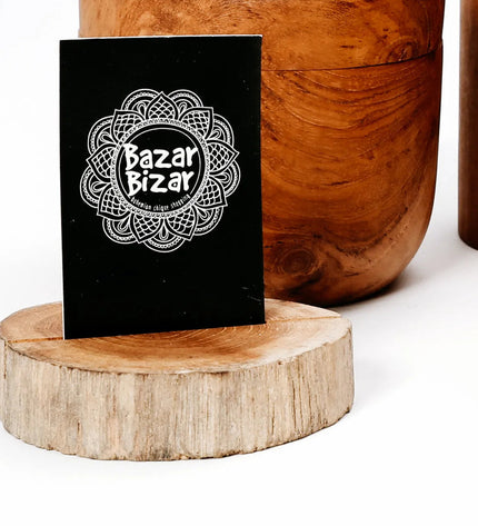 The Teak Root Card Holder