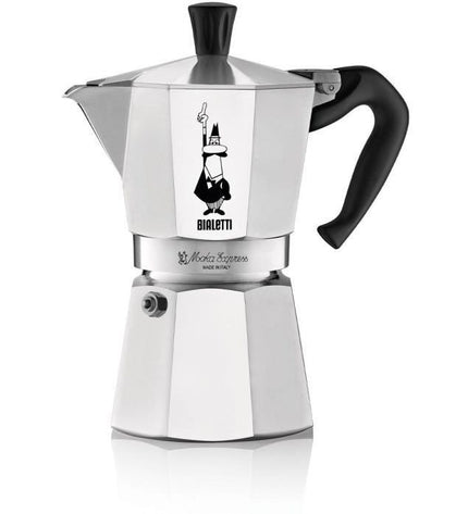 Italian coffee maker - BIALETTI - MOKA EXPRESS - 6 cups - 0.30 L - Silver