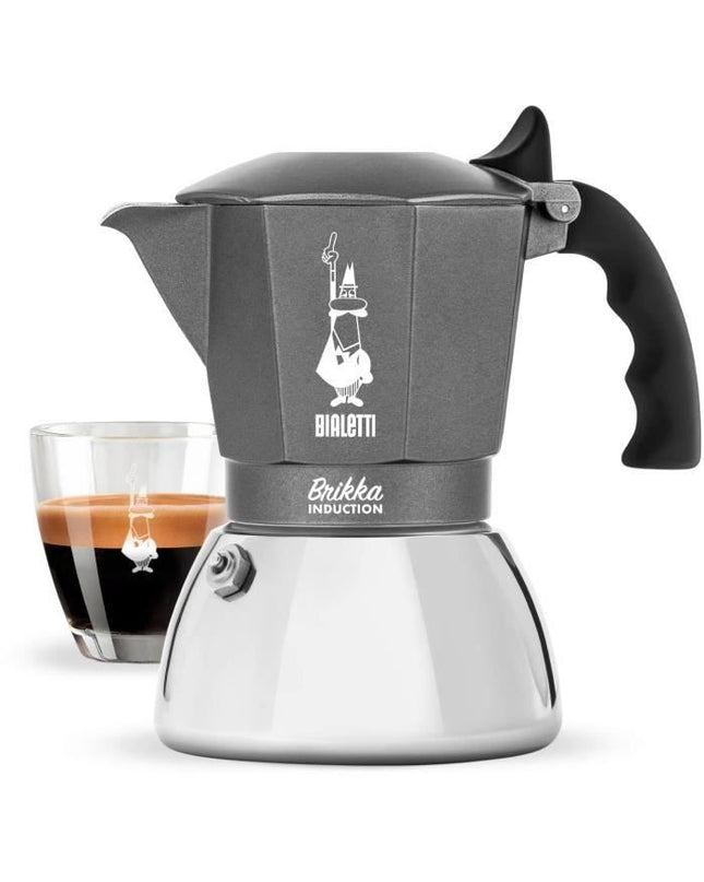 Bialetti - Brikka Italiaanse cafetière - inductie 4 kopjes