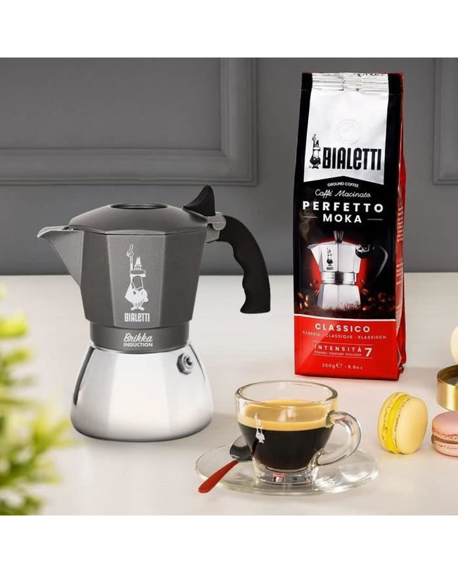 Bialetti - Brikka Italiaanse cafetière - inductie 4 kopjes