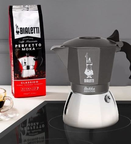 Bialetti - Brikka Italiaanse cafetière - inductie 4 kopjes