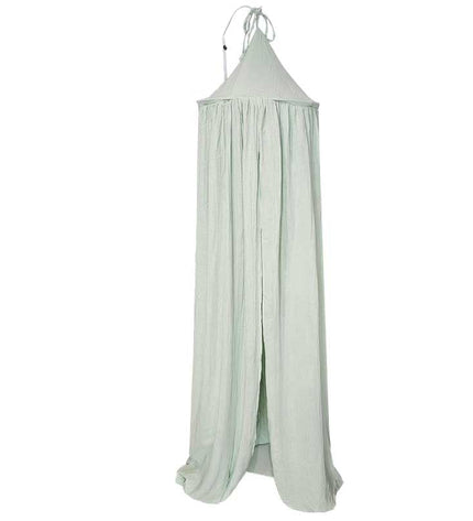 Muslin cot canopy, mint