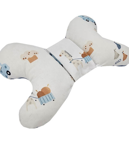 Butterfly pillow GIRAFFE/BLUE