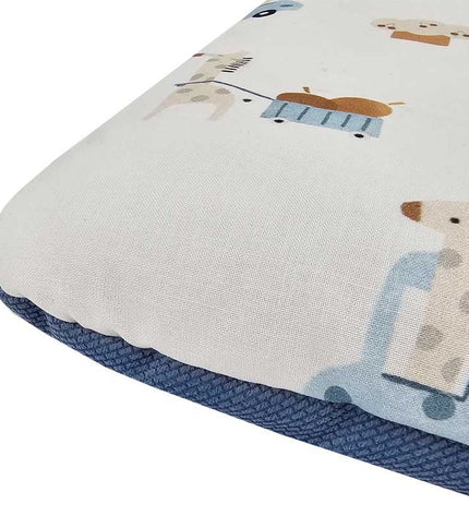 Pillow 40 x 60 cm Giraffe/Blue