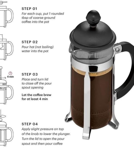Bodum 1903-913 - COFFEE MAKER - JAVA French Press Coffee Maker White 0.35 L