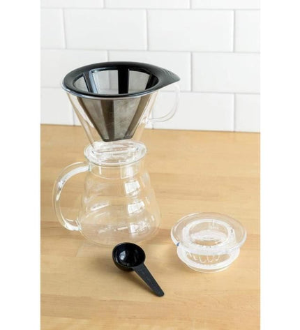 Coffee maker - BODUM - Melior - Permanent stainless steel mesh filter - 8 cups - 1.0 L - Transparent