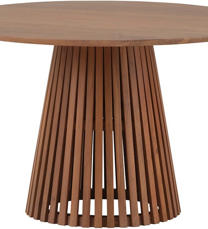 Eetkamertafel Ø130, Acacia naturel