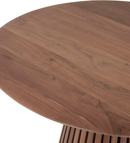 Eetkamertafel Ø130, Acacia naturel