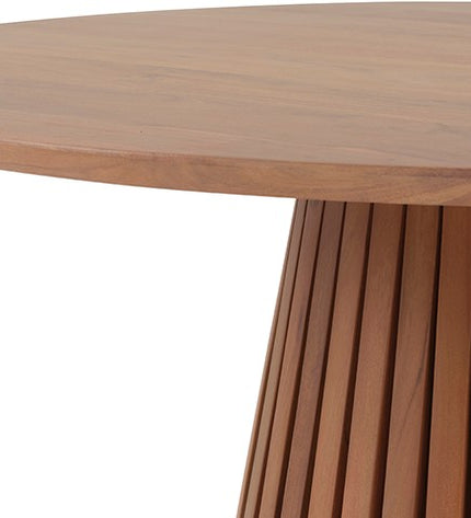 Eetkamertafel Ø130, Acacia naturel