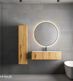 warm eiken lak / 60 cm (enkele bak) / zonder kraangat