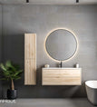 blank eiken lak / 80 cm (enkele bak) / zonder kraangat