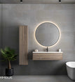 blank noten lak / 60 cm (enkele bak) / geen kraangat