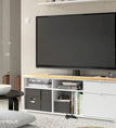 Blad voor IKEA VIHALS TV-meubel (146 x 37 cm) / 18 mm / blank eiken lak