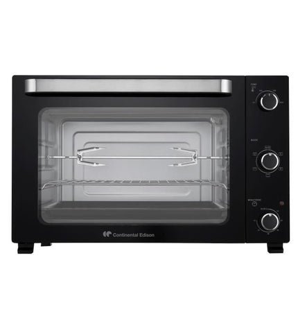 Elektrische mini-oven - Natuurlijke convectie CONTINENTAL EDISON - CEMF60B3 - Zwart - L60 x H39 x D 48 cm