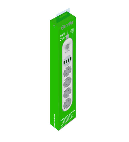 PowerStrip Power Strip 4x Outlets 4x USB 12W