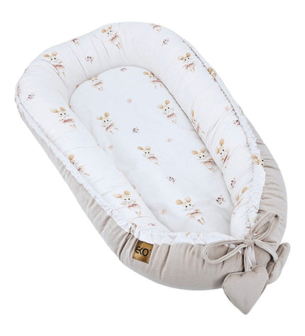 Velvet baby cocoon Ballerina Mouse