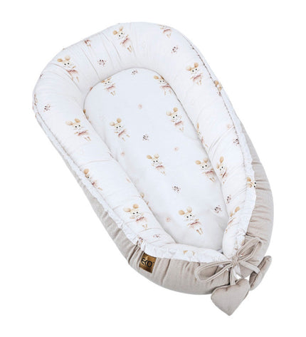 Velvet baby cocoon Ballerina Mouse