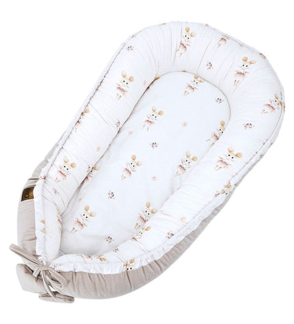 Velvet baby cocoon Ballerina Mouse