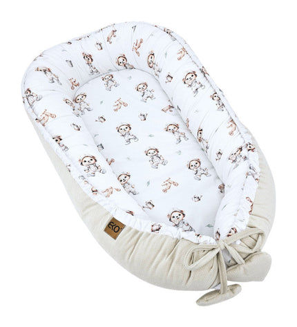 Velvet baby cocoon Gardener Bear
