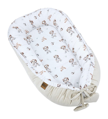 Velvet baby cocoon Gardener Bear