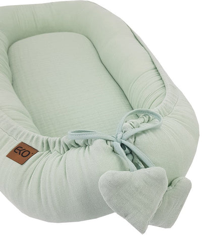 Muslin baby cocoon MINT