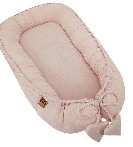 Muslin baby cocoon ROSE PINK