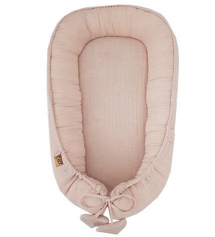 Muslin baby cocoon ROSE PINK
